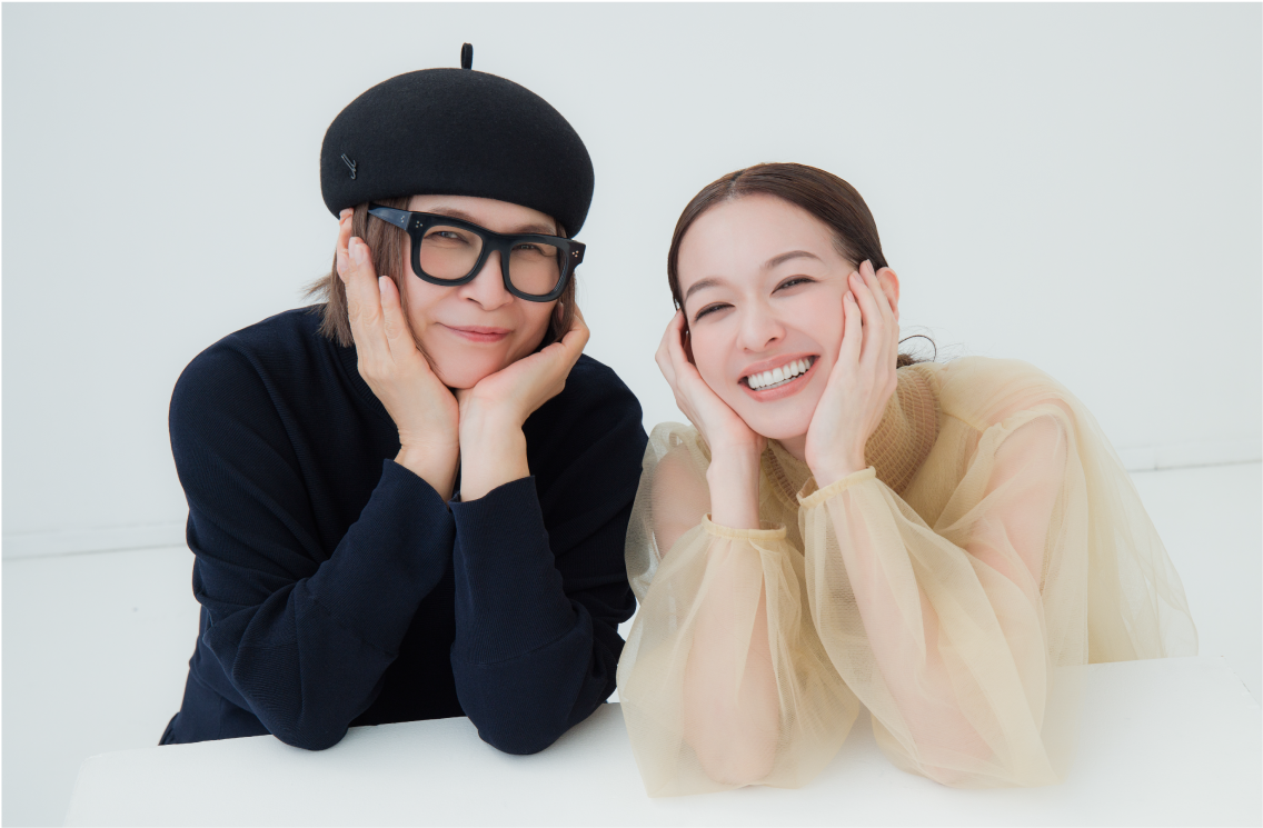 千吉良恵子と森絵梨佳のツーショット