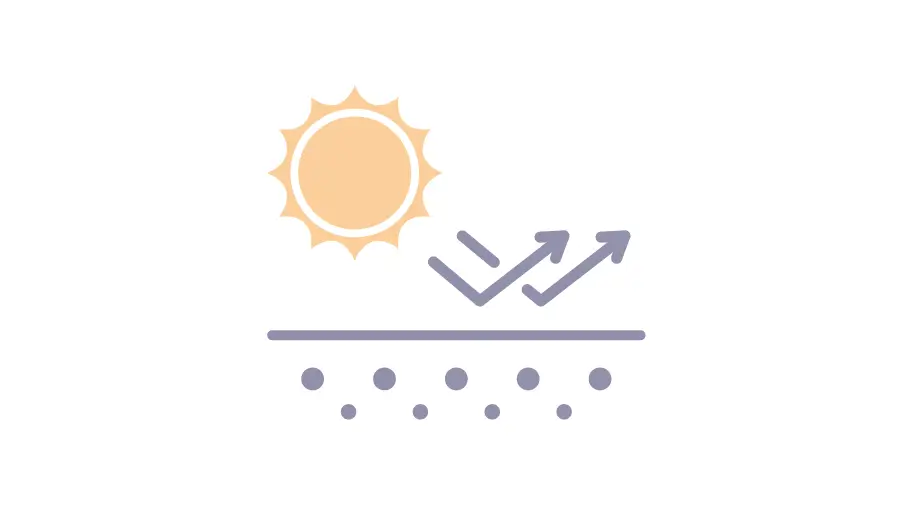 SPF30 PA++++ 紫外線カットイメージ