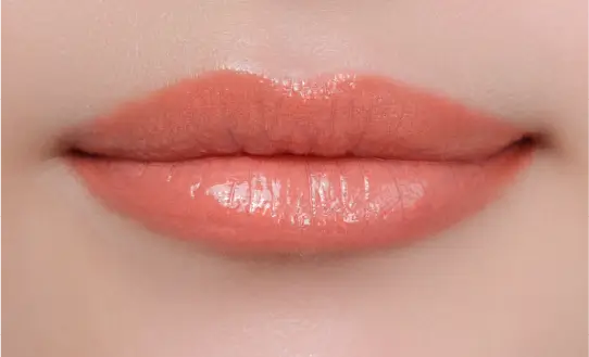 MY LUCENT LIP 02 RAW SIENNA 仕上がりイメージ